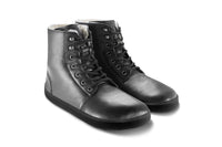 Winter Crne barefoot cizme pogled na par sa strane
