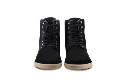 Winter Crne Mat barefoot cizme pogled od pozadi na par cizama